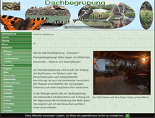 Tablet Screenshot of dachbegruenung-czebra.de